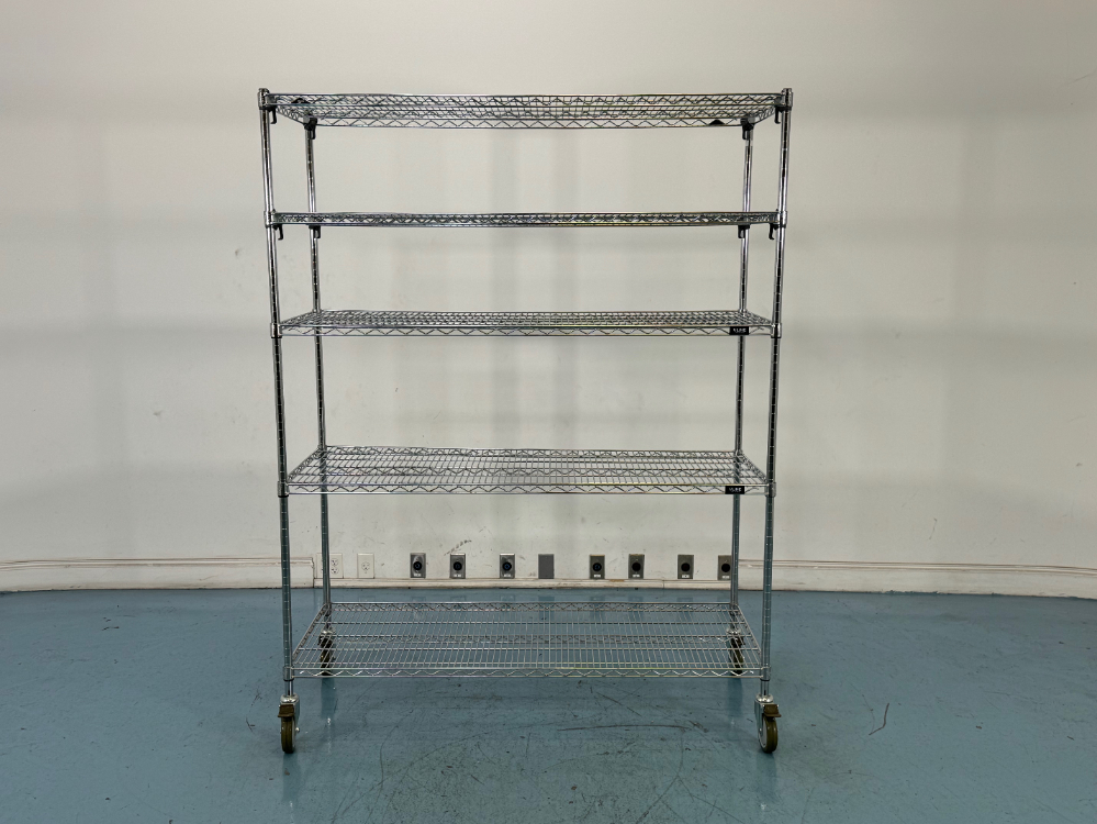 Image of 5' Portable Wire Shelving Unit